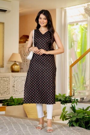 sleeveless kurti