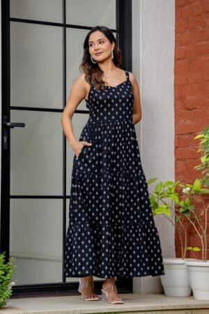 sleeveless maxi with adjustable strap