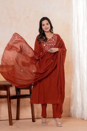 Sallee Kurti pant 3 pc set